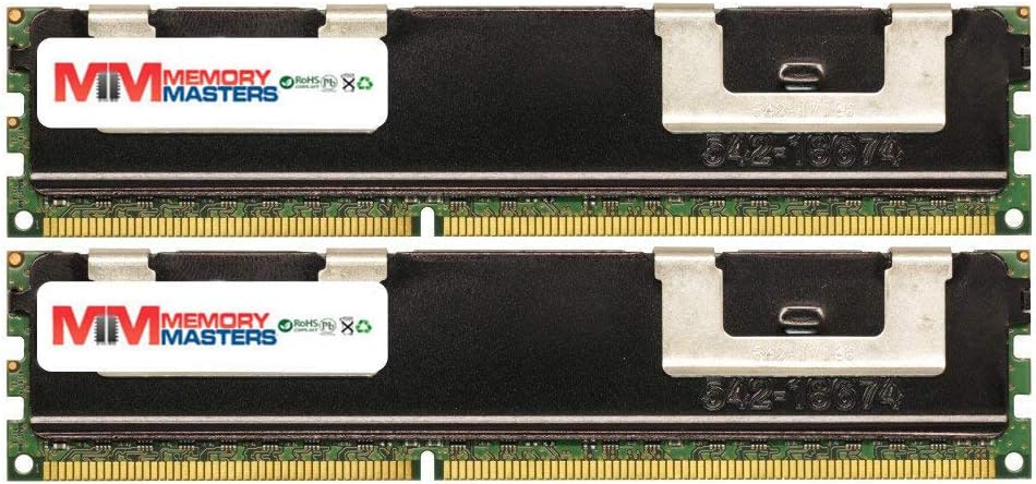 MemoryMasters Compatible 4GB 2X 2GB DDR2 PC2 8500 1066Mhz 240 Pin DIMM 4 GB KIT - Comes with Heat Spreader for Extra Cooling Pack of 2