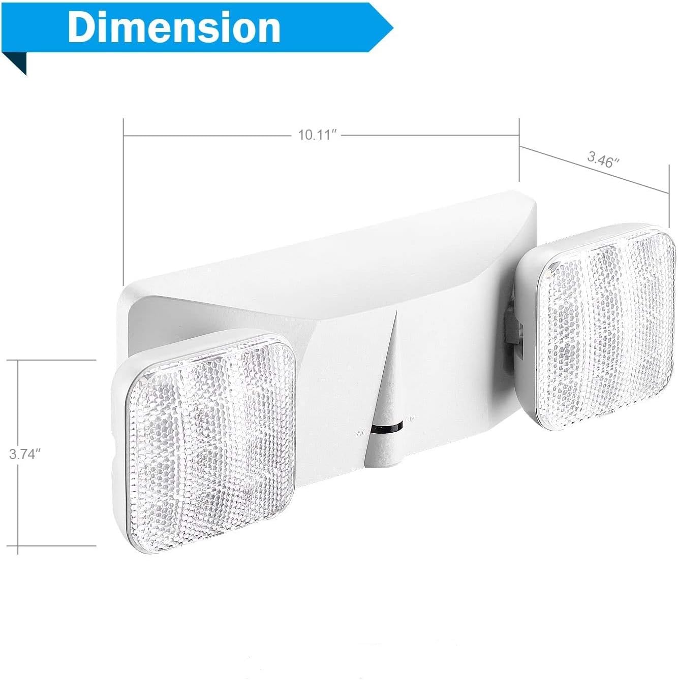 6 Pack Led Exit Sign with Emergency Light