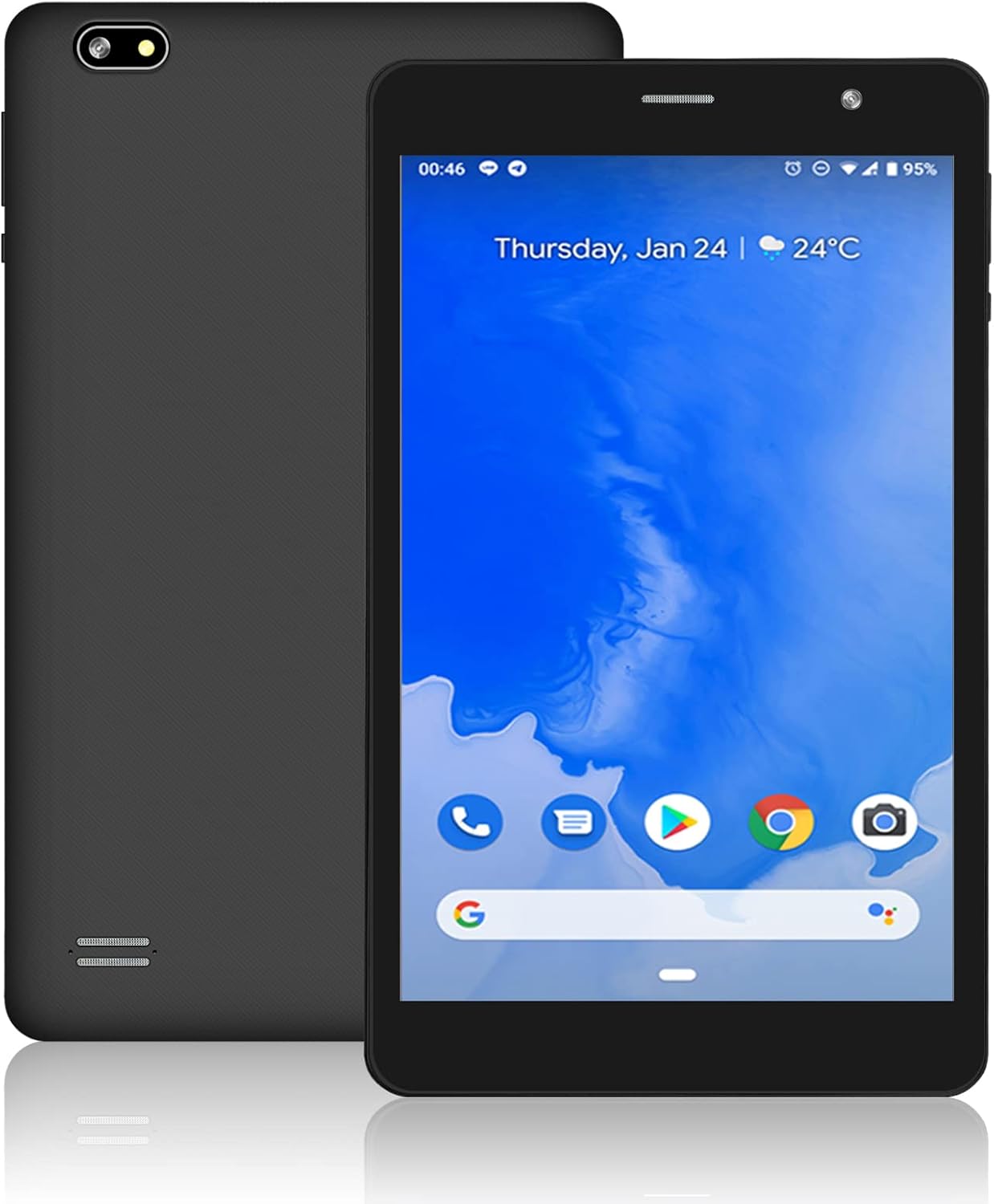 Android Tablet 8 inch, Android 11.0 16GB Storage 128GB TF Expansion Tablets, Quad-core A7 Processor 800x1280 IPS HD Touchscreen Dual Camera Tablets, Support WiFi, Bluetooth Pack of 2