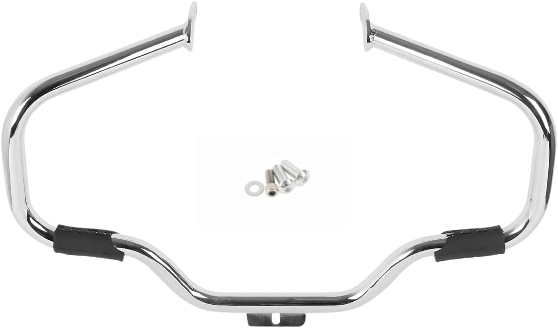 XFMT Matte Black Mustache Engine Guard Highway Crash Bar For Harley Heritage Softail Fatboy 2000-2017