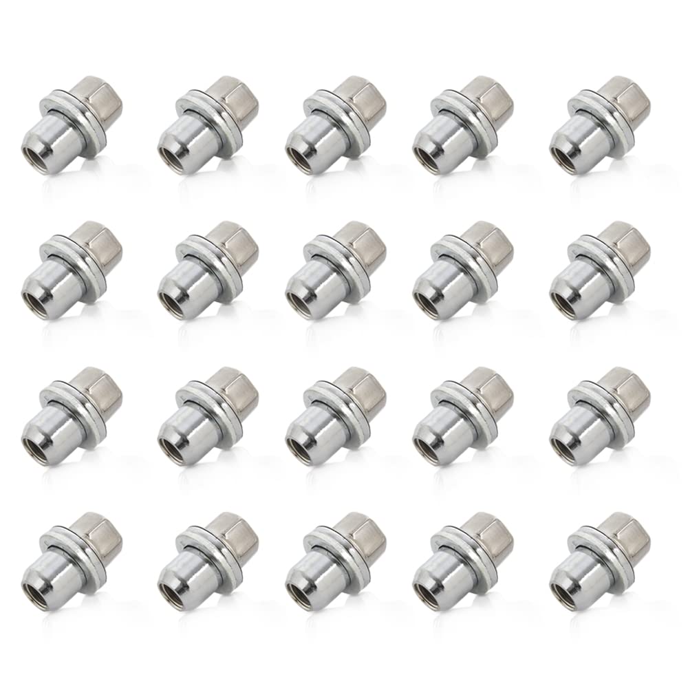 NICECNC 20PCS M14x1.5 Wheel Lug Nuts Compatible with Land Rover Range Rover MK3 2006-2012,Sport 2005-2013, Discovery MK3 2004-2009,MK4 2009-2017, RRD500510, RRD500290 Pack of 2
