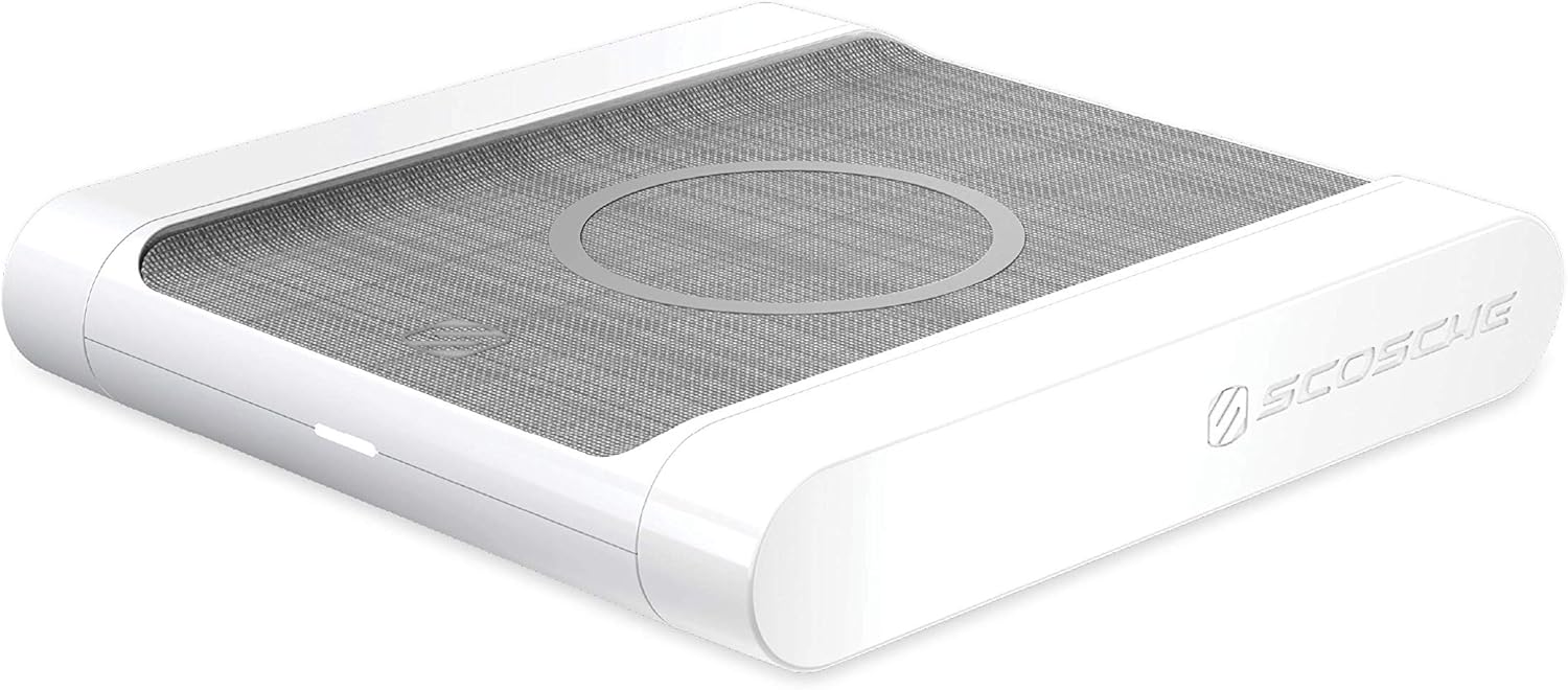 Scosche BLKIT3-SP BaseLynx Qi-Certified Modular Customizable Wireless Charging Station, Compatible with all Qi, Power Delivery 3.0, Standard USB-C & USB-A Devices Pack of 2