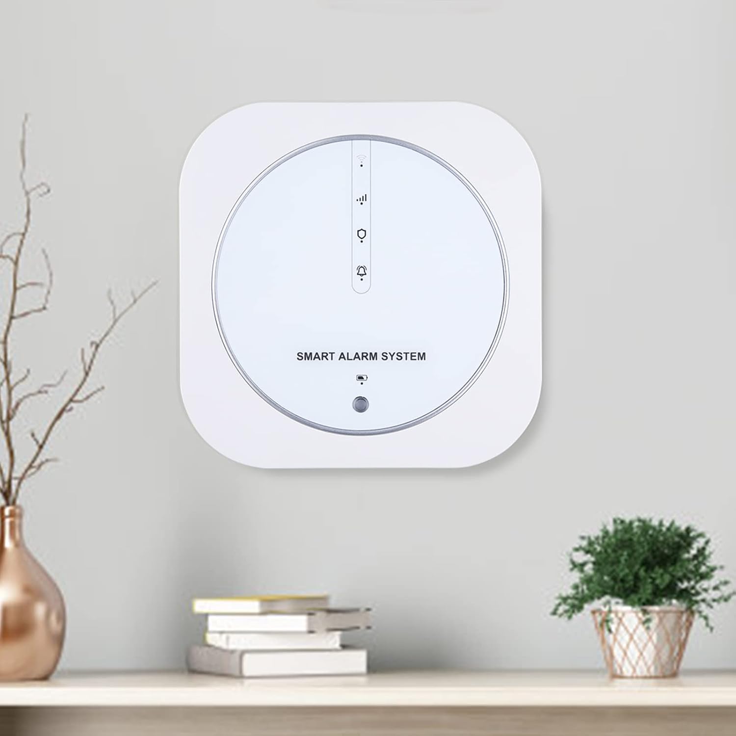 Alarm System for Home Security, HOIDURY Home Security System, WiFi Door Alarm, 8-Piece kit 1 Hub Station, 5 Door Window Alarm Sensors, 2 Remotes, Works with Alexa, for House Office Apartment Business. Pack of 2