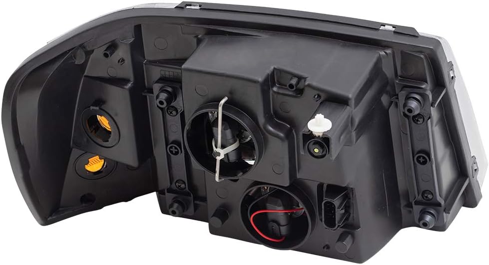 Brock Replacement Driver and Passenger Set Headlights Compatible with 2002-2009 Envoy 15866071 15866070