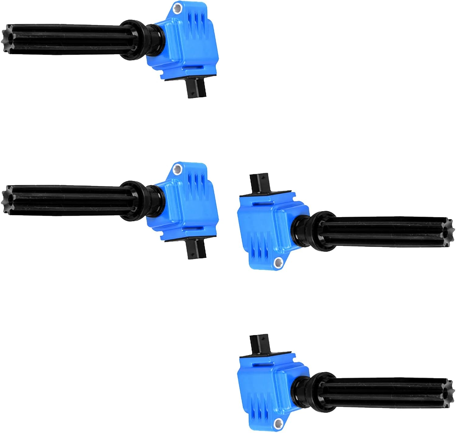 MCK 4pcs Racing Ignition Coil Pack Compatible With Lincoln Ford Mustang Explorer Focus Edge Escape Fusion Taurus MKZ 2012 2013 2014 2015 2016 2017 2018 2019 2.3L 2.0L 1.2L 2.3 2.0 1.2 UF670