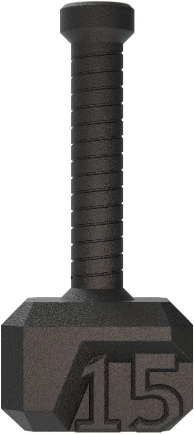 Thor Kettlebell Series by Tribe WOD, Workout Kettlebell Weights for Lifting Crossfit Kettlebell Muscle Building Cardio Fitness, Endurance and Stamina for Daily Workout Routine - 15 - 55lb Kettle Bells