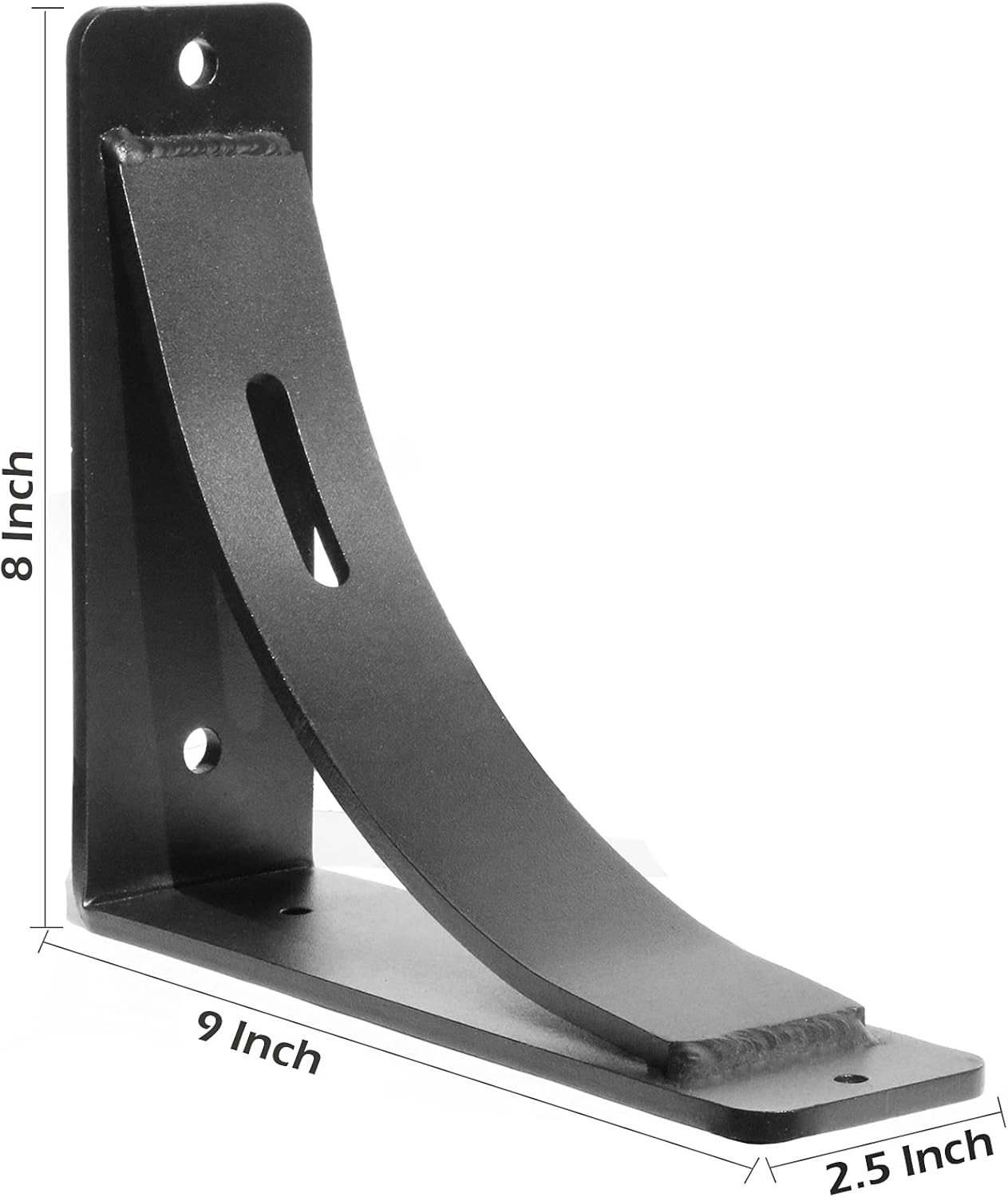 SPACEEUP 2Pcs Heavy Duty Shelf Brackets 8 x 9 x 2.5
