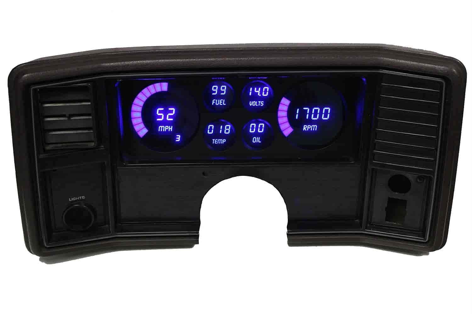 Chevy Monte Carlo/El Camino 1978-1988 Digital Dash Gauge Panel - Direct Fit Solution for Precision Accuracy - Long Lasting Bright Red LEDs - USA Made Quality Upgrade- DP9002R