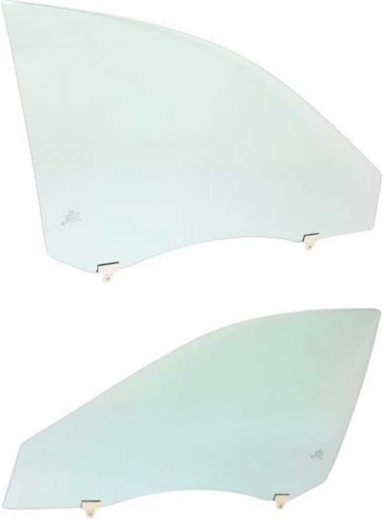 For Toyota Camry Door Window Glass 2002 03 04 05 2006 Driver and Passenger Side Pair/Set | Front | 4-Door | 68102AA030 + 68101AA030