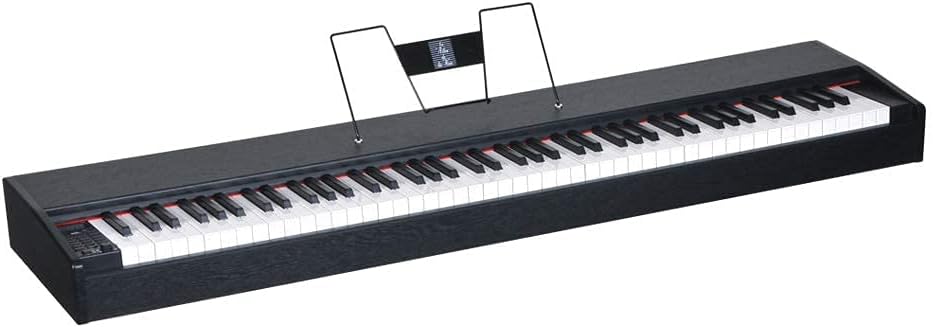 LES AILES DE LA VOIX 88 Key Digital Piano Electric Piano Portable Piano for Beginner Adults with Standard Keys,Sustain Pedal,Power Adapter,Headphone(without X stand)