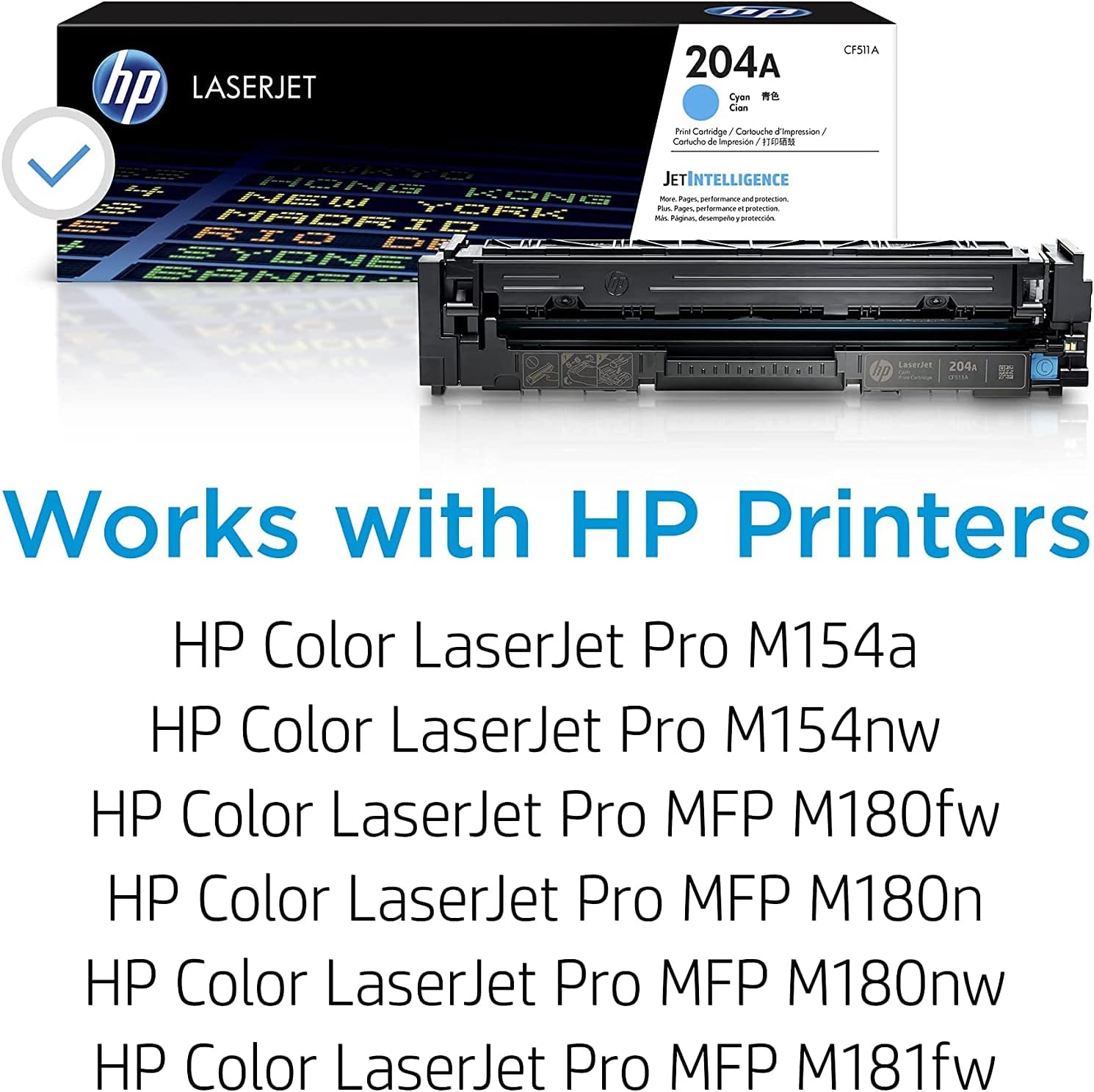HP 204A | CF511A | Toner-Cartridge | Cyan Pack of 2