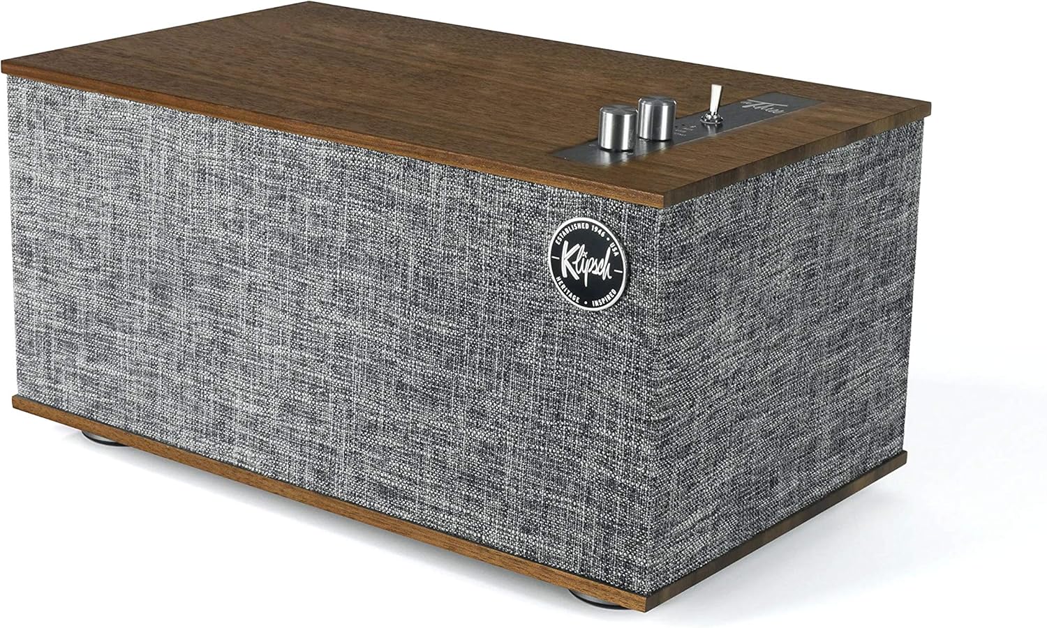 Klipsch Heritage Wireless The Three II Tabletop Stereo in Matte Black