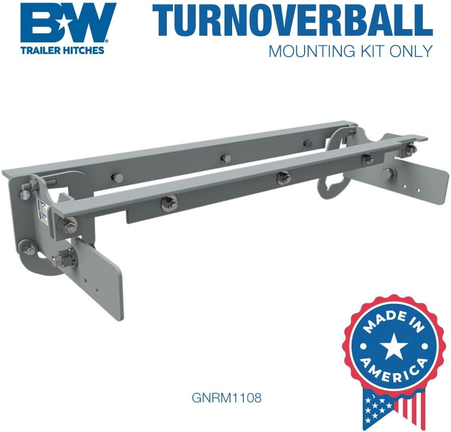 B&W Trailer Hitches Turnoverball Gooseneck Hitch Mounting Kit Only - GNRM1108