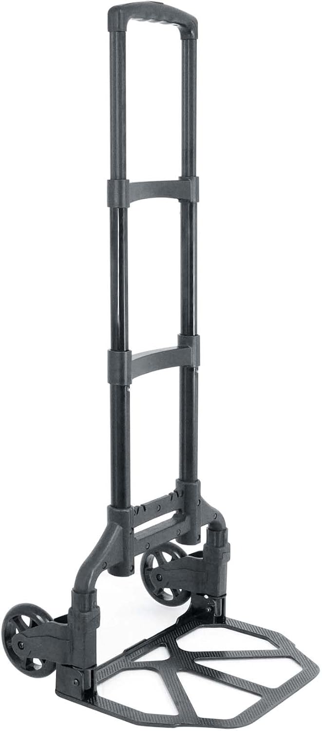 Rockville GigMate DJ/Musician Aluminum Trolley Transport Hand Truck - Folds Flat Pack of 2
