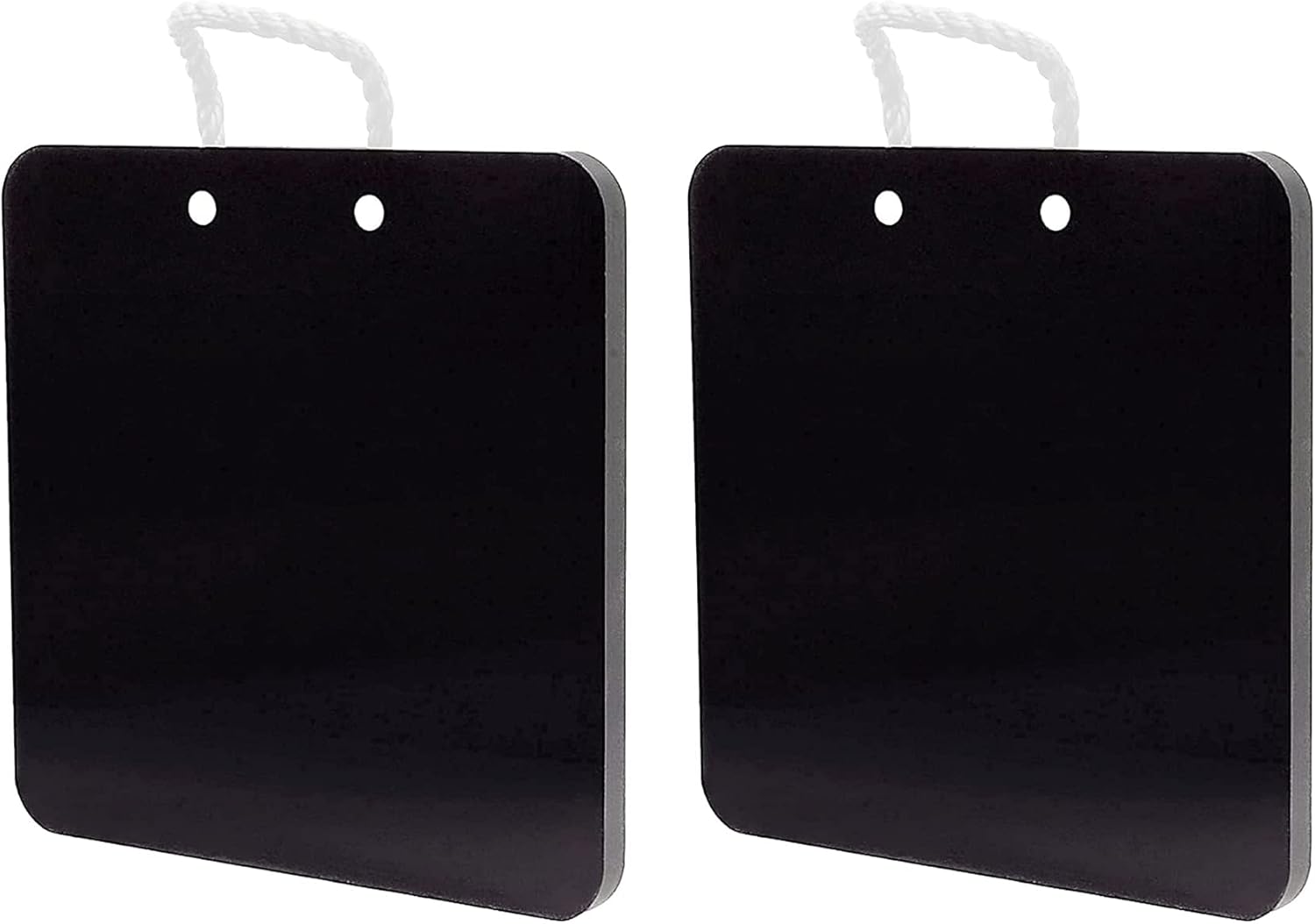 High Density Heavy Duty Outrigger Jack Pad Tow Truck, RV Snap Pads, Trailers, Stabilizing Jack Landing Pad 16 x 16 x 1 Inch (2 Pack)