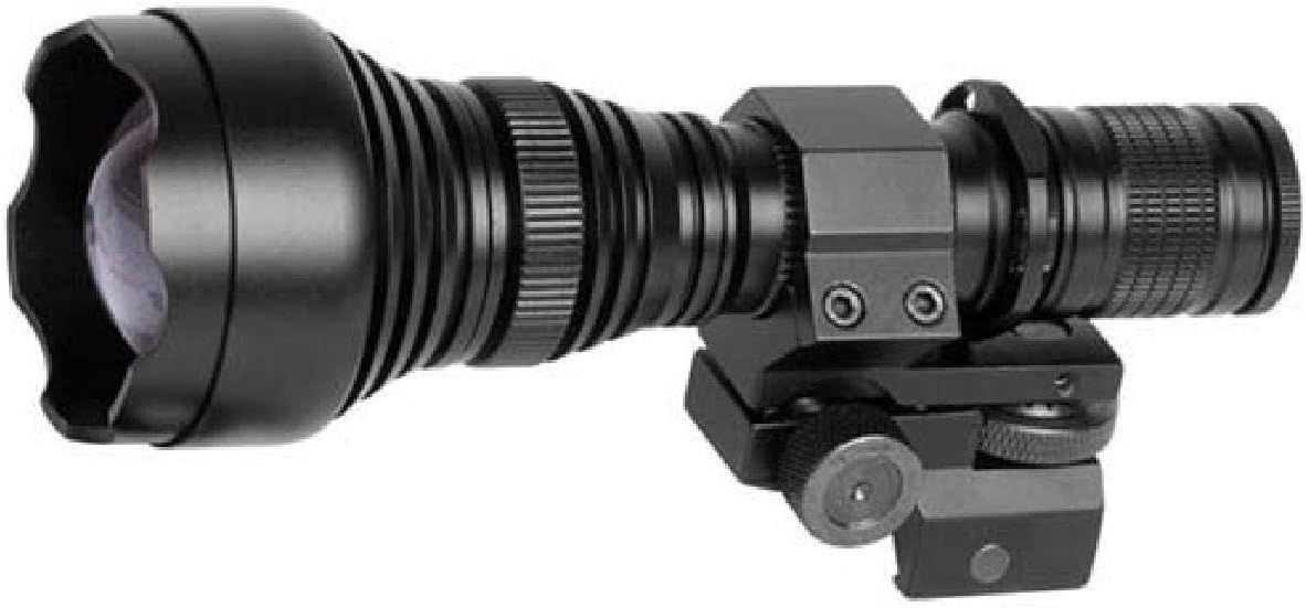 ATN IR850 Pro Long Range 850 mW Infrared Illuminator for Hunting, Law Enforcement, Search & Rescue and Military use, Includes ir Illuminator, Battery, Charger and Mount, Matte Black (ACMUIR85PR)