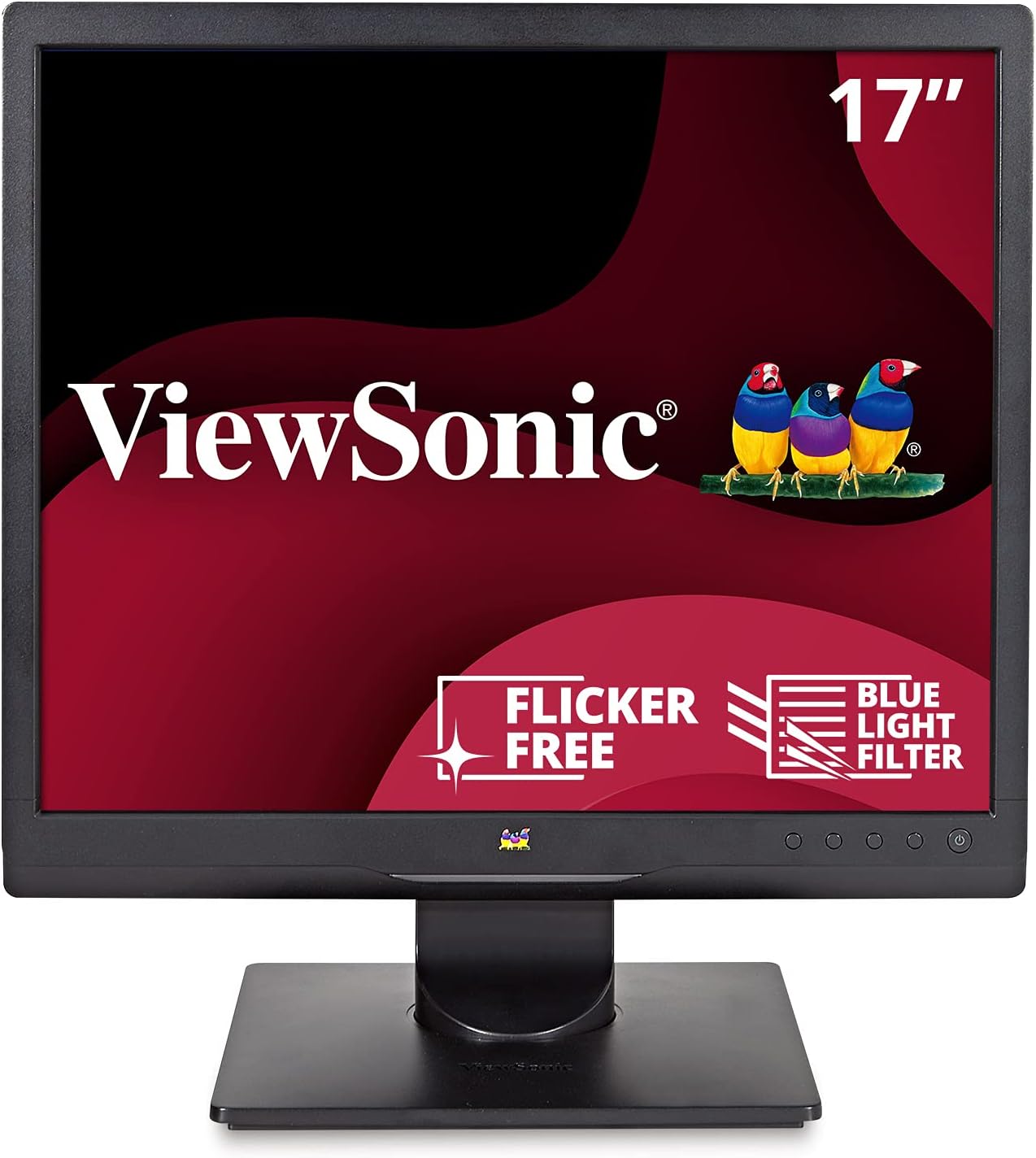 ViewSonic VA1903H 19-Inch WXGA 1366x768p 16:9 Widescreen Monitor with Enhanced View Comfort, Custom ViewModes and HDMI for Home and Office, Black