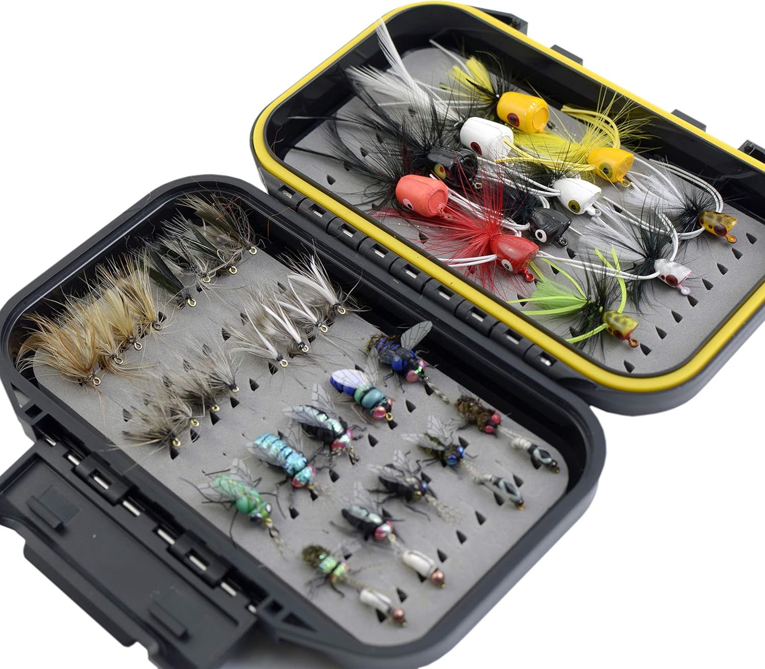 YAZHIDA Fly Fishing Flies Kit Fly Assortment Pack of 2
