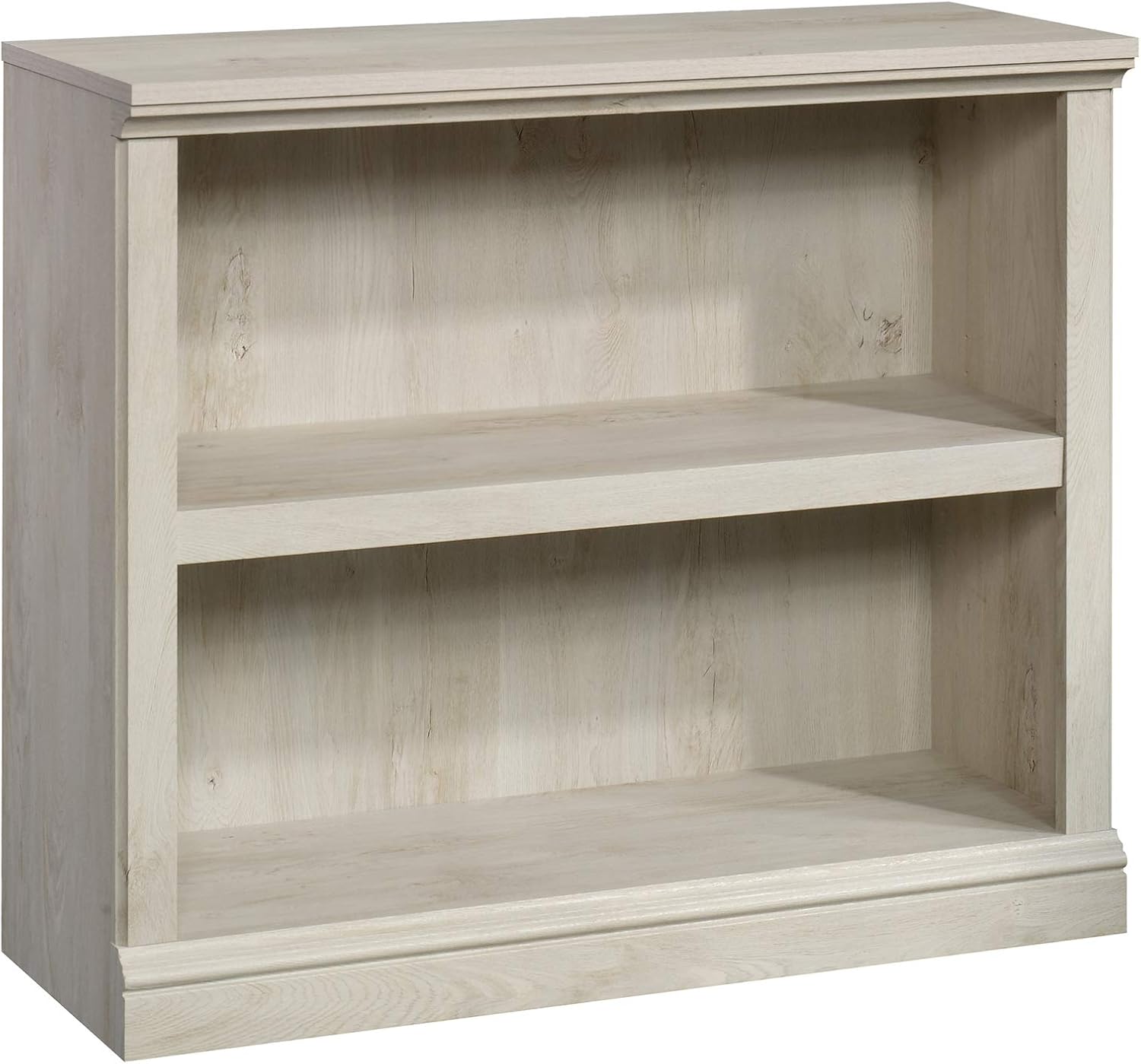 Sauder 2-Shelf Bookcase, Salt Oak finish