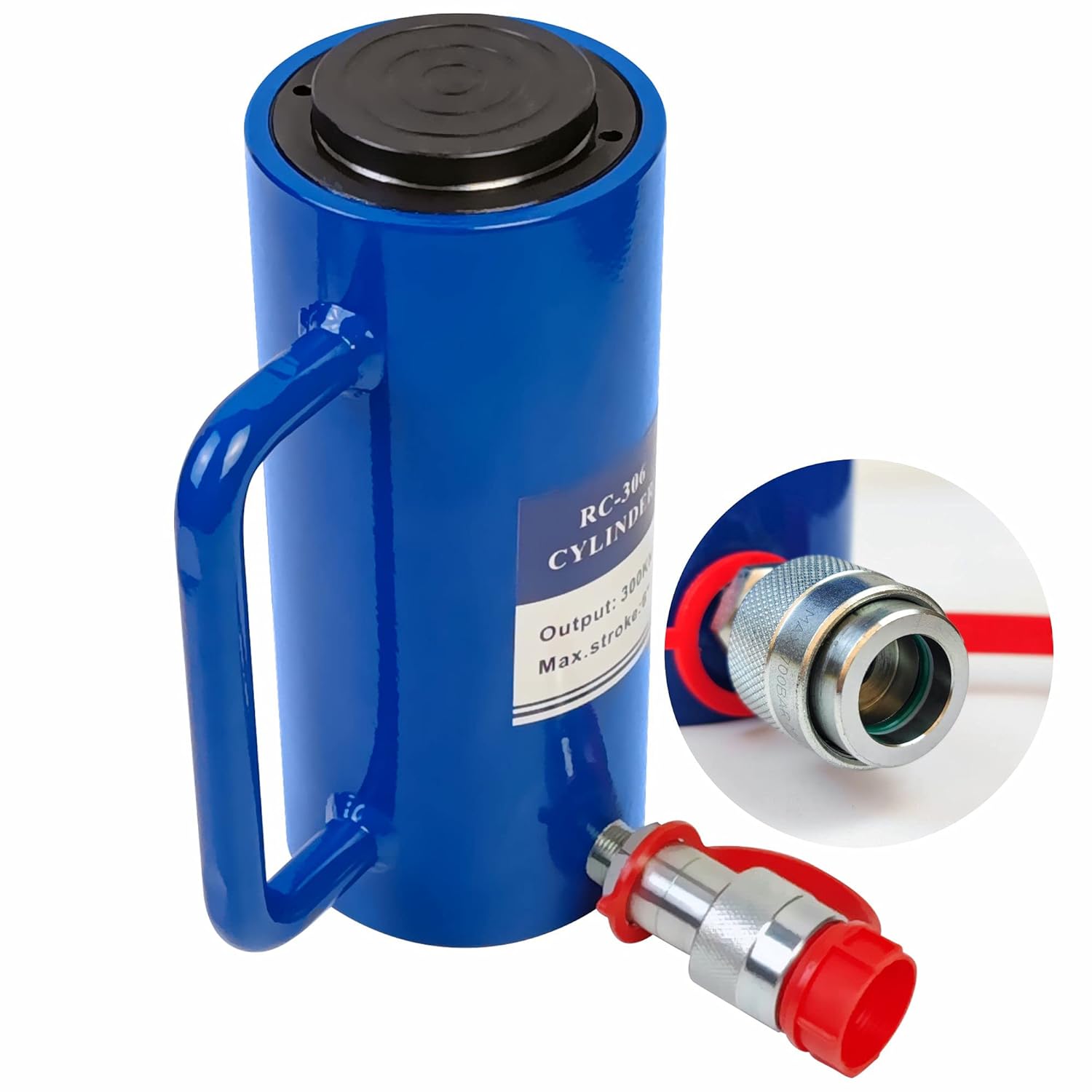 AMZCNC 10 Ton Hydraulic Cylinder Ram Single Acting 6