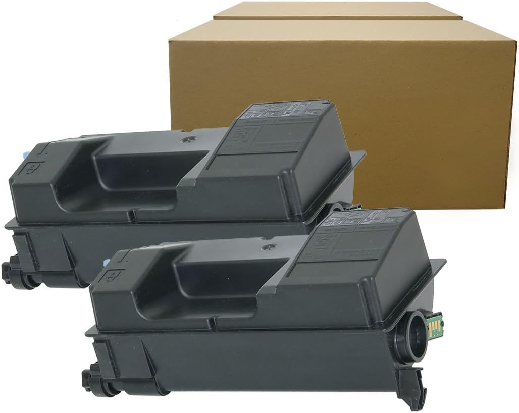 Inktoneram Compatible Toner Cartridges Replacement for Kyocera-Mita TK-3122 TK3122 FS-4200dn M3550idn (Black, 2 Pack) Pack of 2