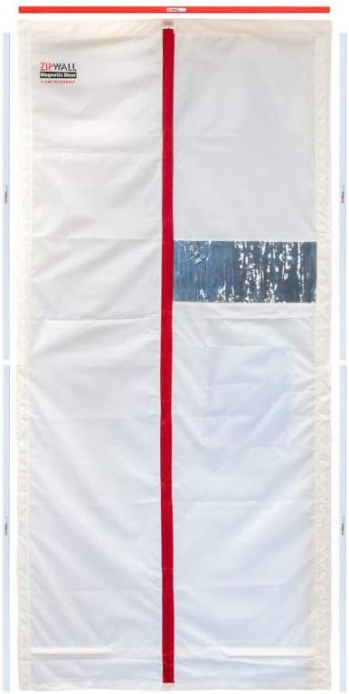 ZIPWALL MDK Magnetic Door Kit Bundle, 1-Pack, Clear