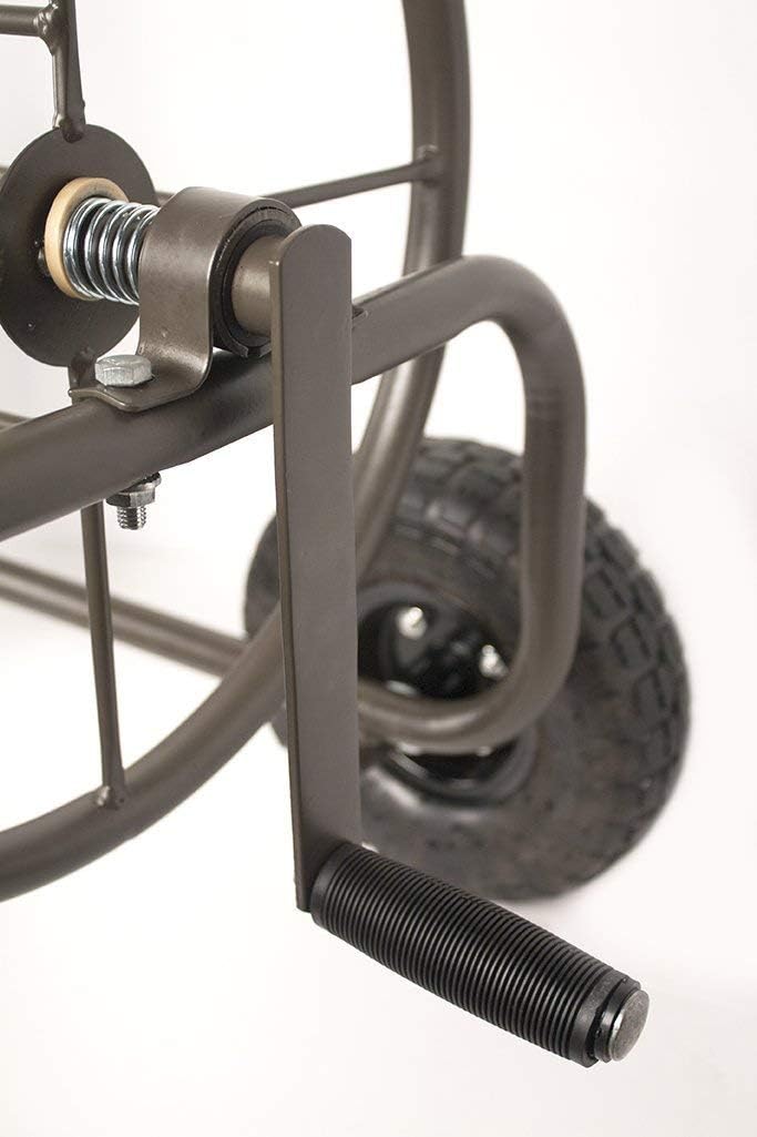 Liberty Garden Residential Grade 4 Wheel 871-M1-1 Garden Hose Reel Cart, Bronze