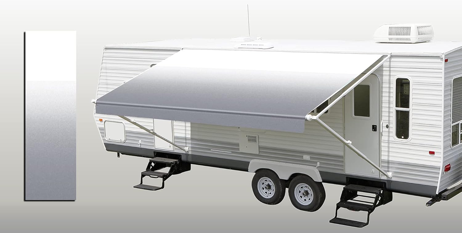 SunWave Awning Fabric Grey Fade 21' *(approximate Fabric Width 20' 2-3
