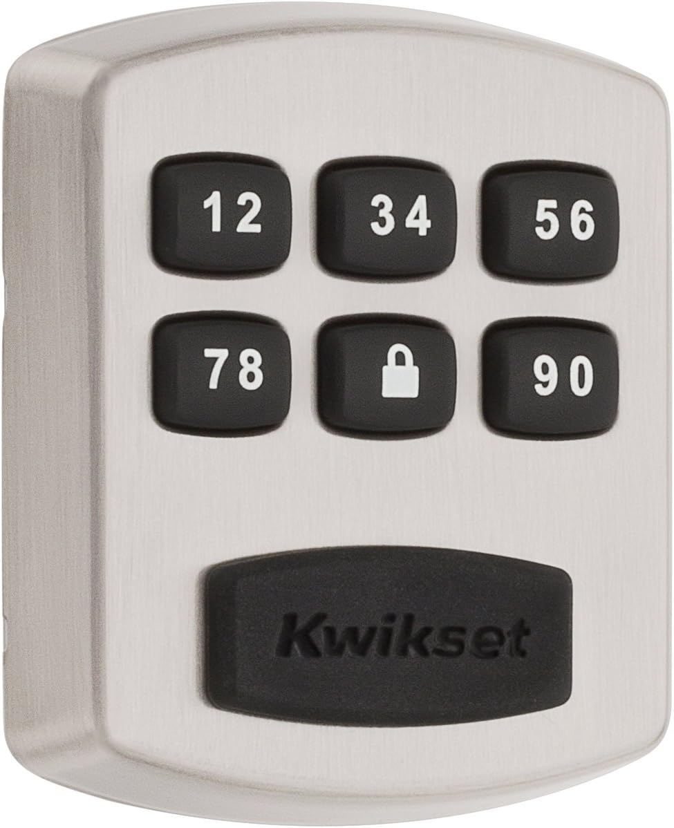 Kwikset 99050-004 Model 905 Value Lock Keyless Entry Electronic Keypad Deadbolt Door Lock for Garage or Side Door, Venetian Bronze Pack of 2