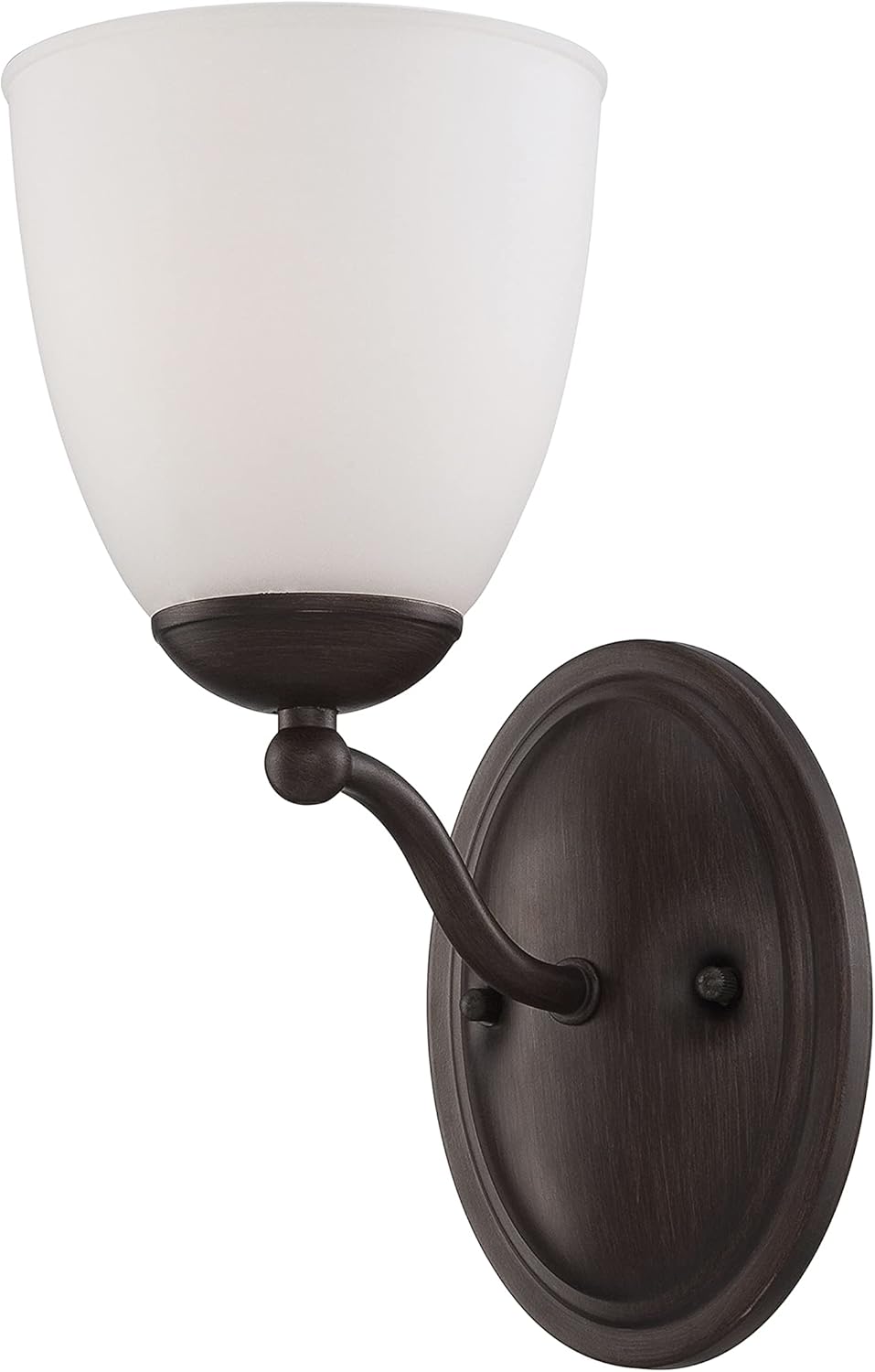 Nuvo Lighting 60/5044 Patton Three Light Semi-Flush Dome 60 Watt A19 Max. Frosted Glass Brushed Nickel Fixture