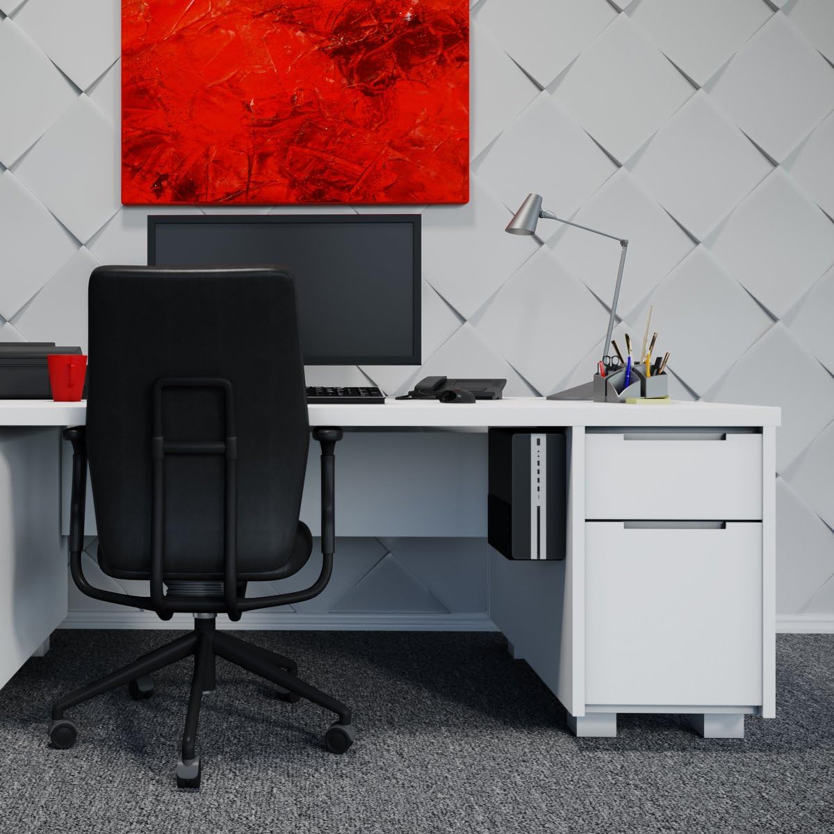 PC Wall Mount 142 - 10H x 4W x 12.5D Pack of 2