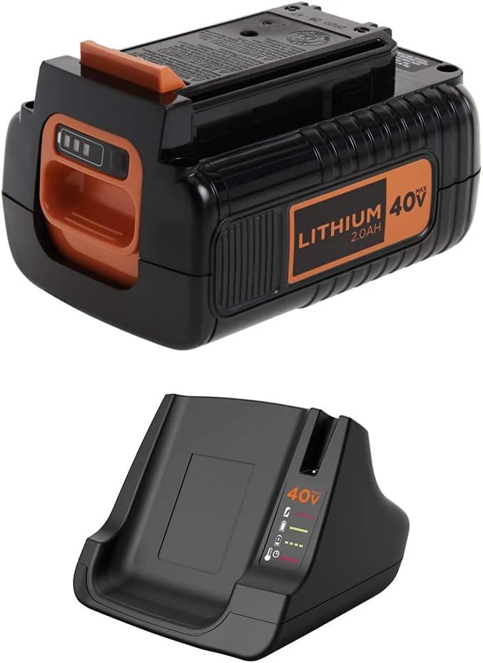 BLACK+DECKER 40V MAX* Battery, 1.5-Ah (LBX1540) Pack of 2