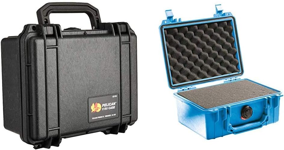 Pelican 1150 Camera Case With Foam (Blue) Pack of 2