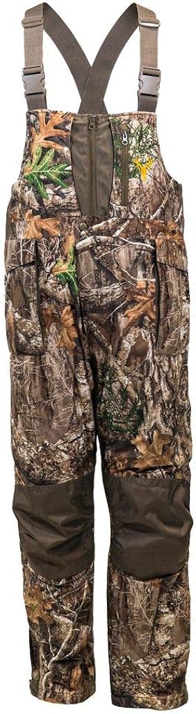 HOT SHOT Men’s Elite Camo Hunting Bib, Waterproof, Insulated, Designed for All Day use
