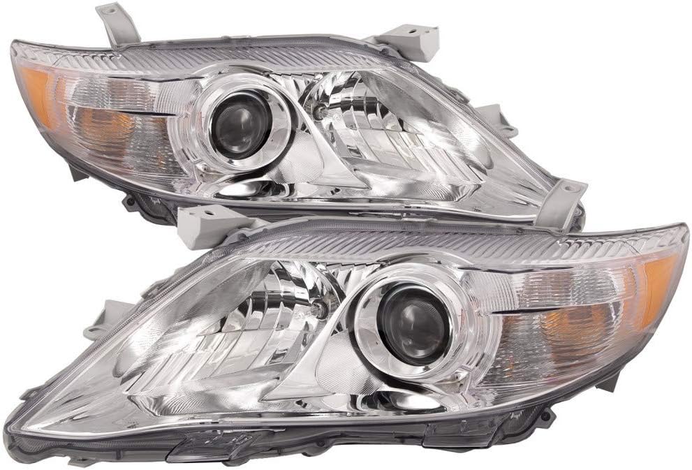 For 2010-2011 Toyota Camry Headlight Driver and Passenger Side CAPA Certified w/Bulbs TO2502191 TO2503191-Replaces 81150-06500, 81110-06500 ;Base|LE|XLE; for USA Built