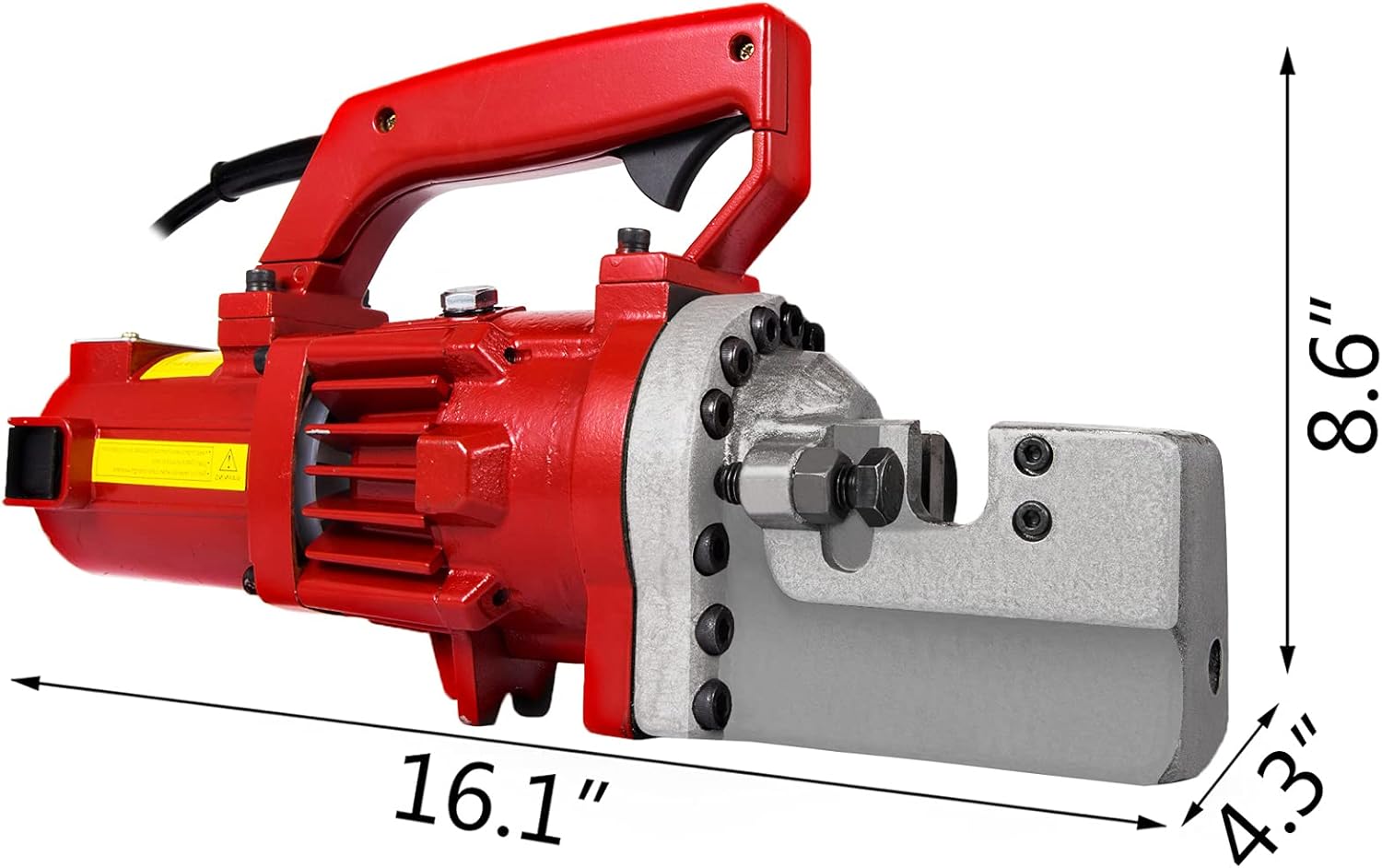 Happybuy Electric Hydraulic Rebar Cutter, 1250W Portable Electric Rebar Cut 3/4
