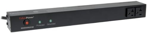 CyberPower RKBS20ST4F8R Rackbar Surge Protector 20A 12 Outlets 1U Rackmount