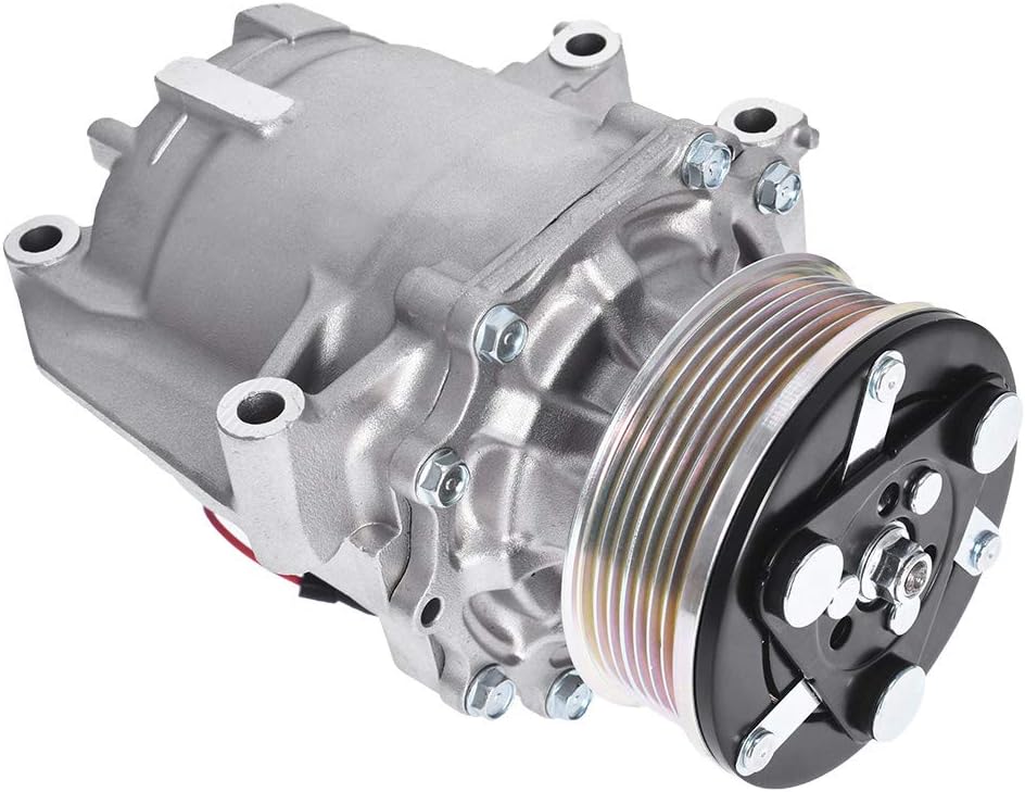 labwork A/C Air Compressor for Honda Civic 2006 2007 2008 2009 2010 2011 1.8L Replacement for C1804 C1804R C2468R 0610225 TEM275739 275739 2004918AM TEM255528 38810RNAA02 38810RRBA01 1102577 1102608