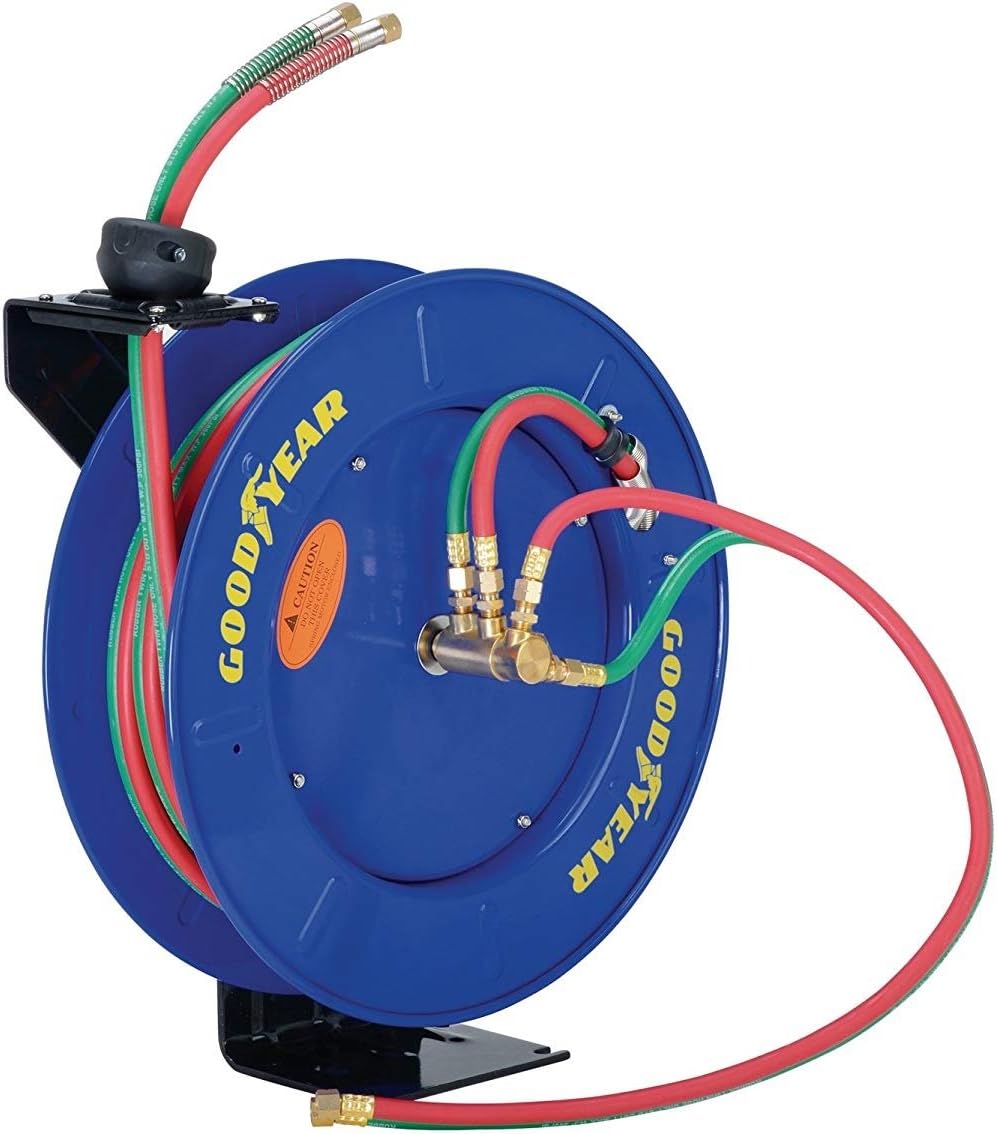 Goodyear Welding Hose Reel Retractable 1/4
