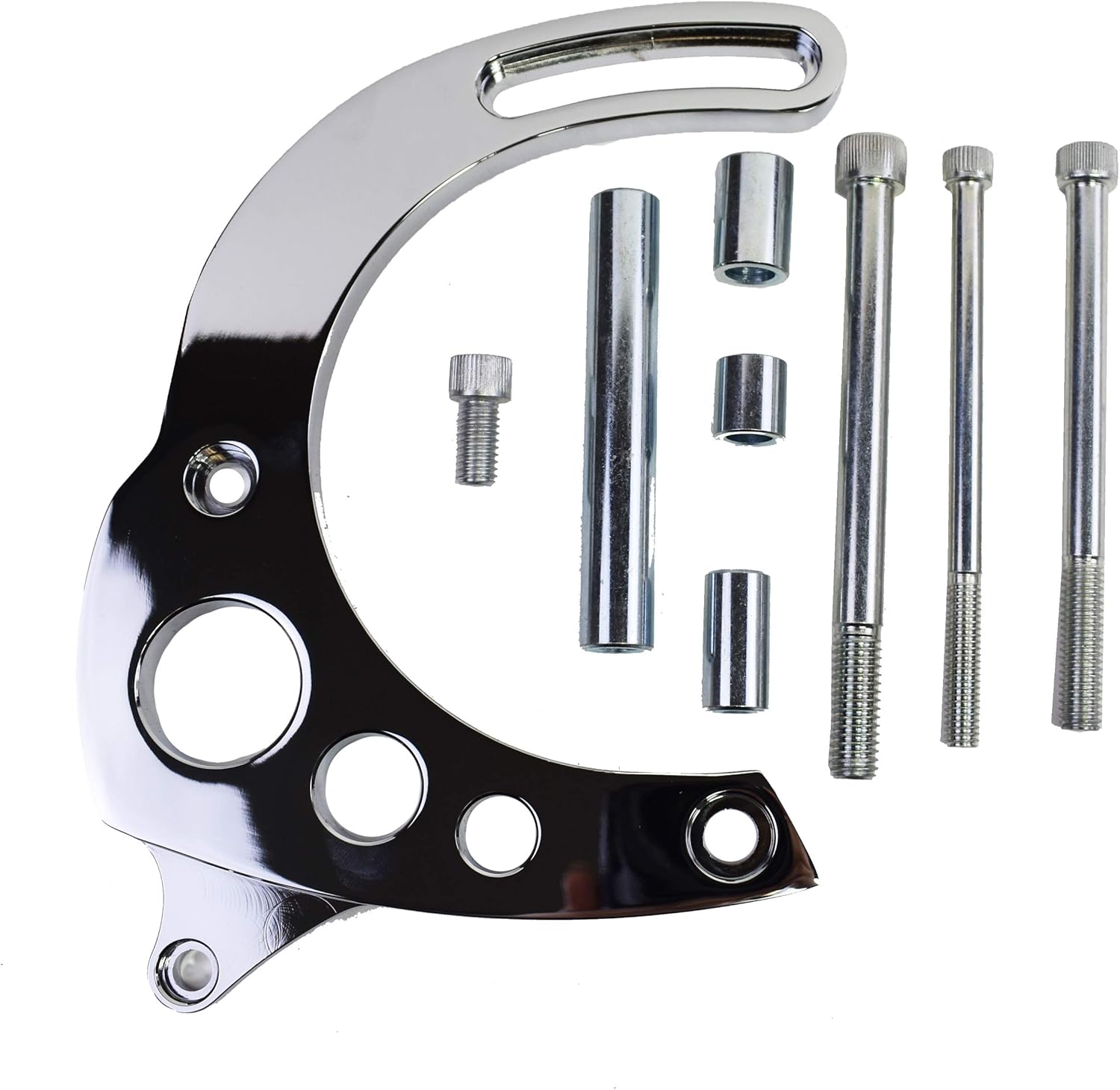 A-Team Performance - Mid-Mount Water Pump and Engine Block Alternator Bracket - Compatible with Ford BBF 429 460