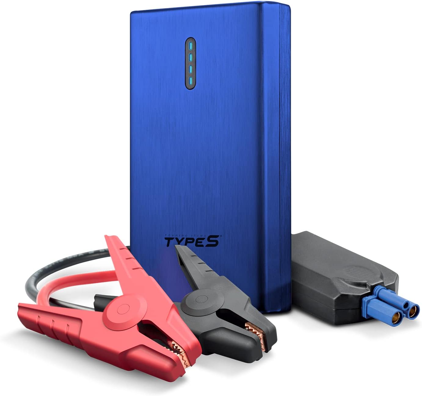 TYPE S 8000mAh Car Jump Start and Portable Power Bank - Titanium Pack of 2