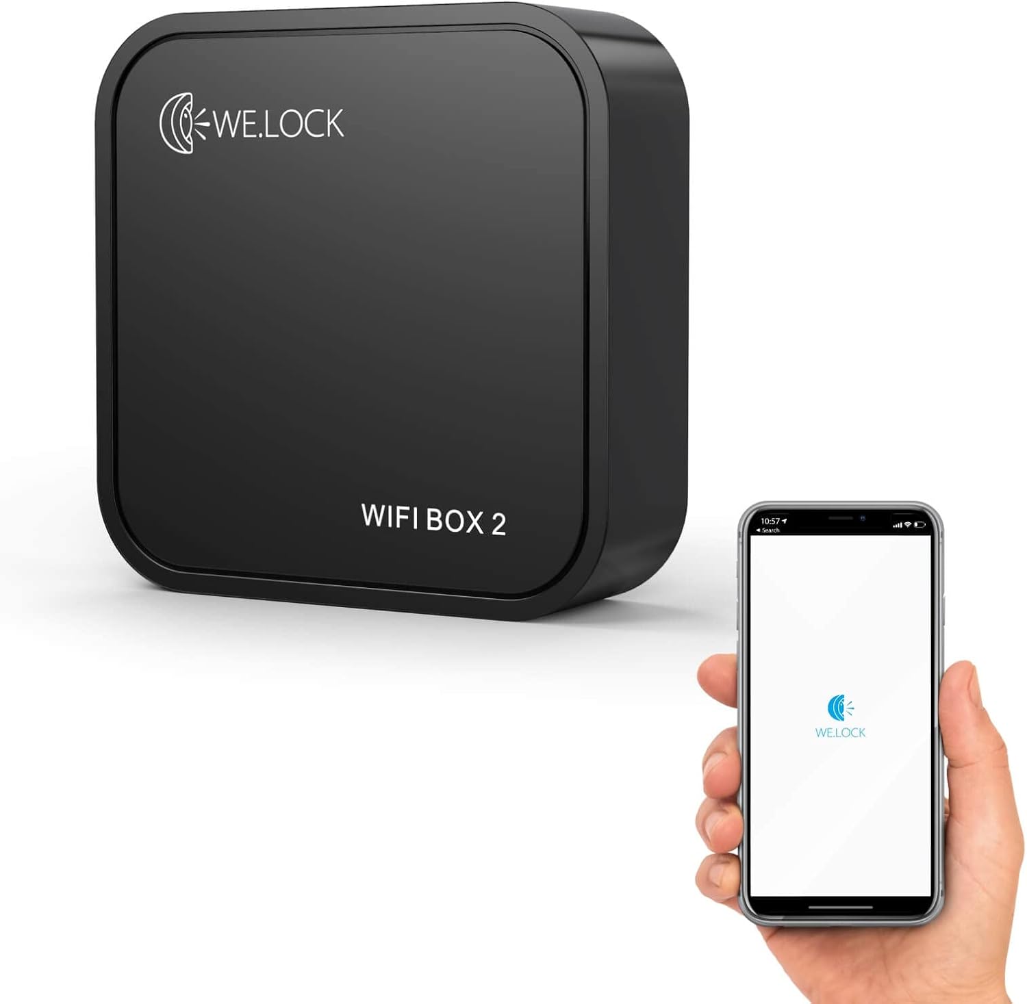 WE.LOCK Keyless Entry Electronic Smart Door Lock Wi-Fi Gateway/Wi-Fi Bridge, BT Gateway/Wi-Fi Bridge Pack of 2