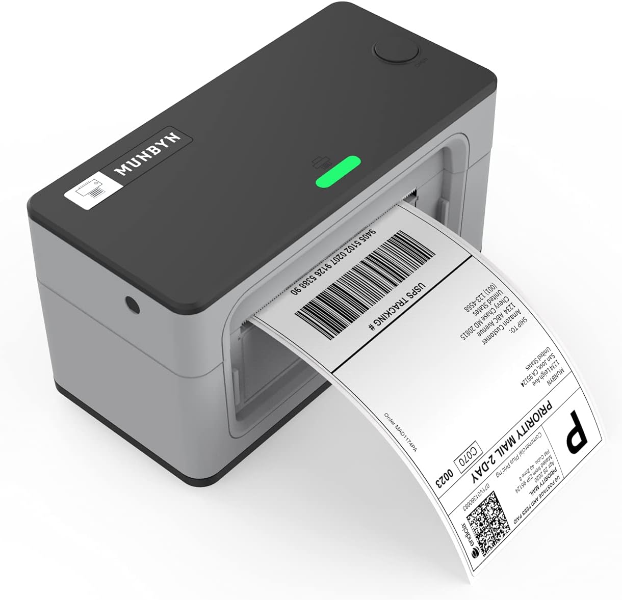 Pink Label Printer, MUNBYN 4x6 Thermal Label Printer for Shipping Packages & Small Business, Desktop Label Printers Compatible with USPS, UPS, FedEx, Shopify, Amazon, Ebay, etc