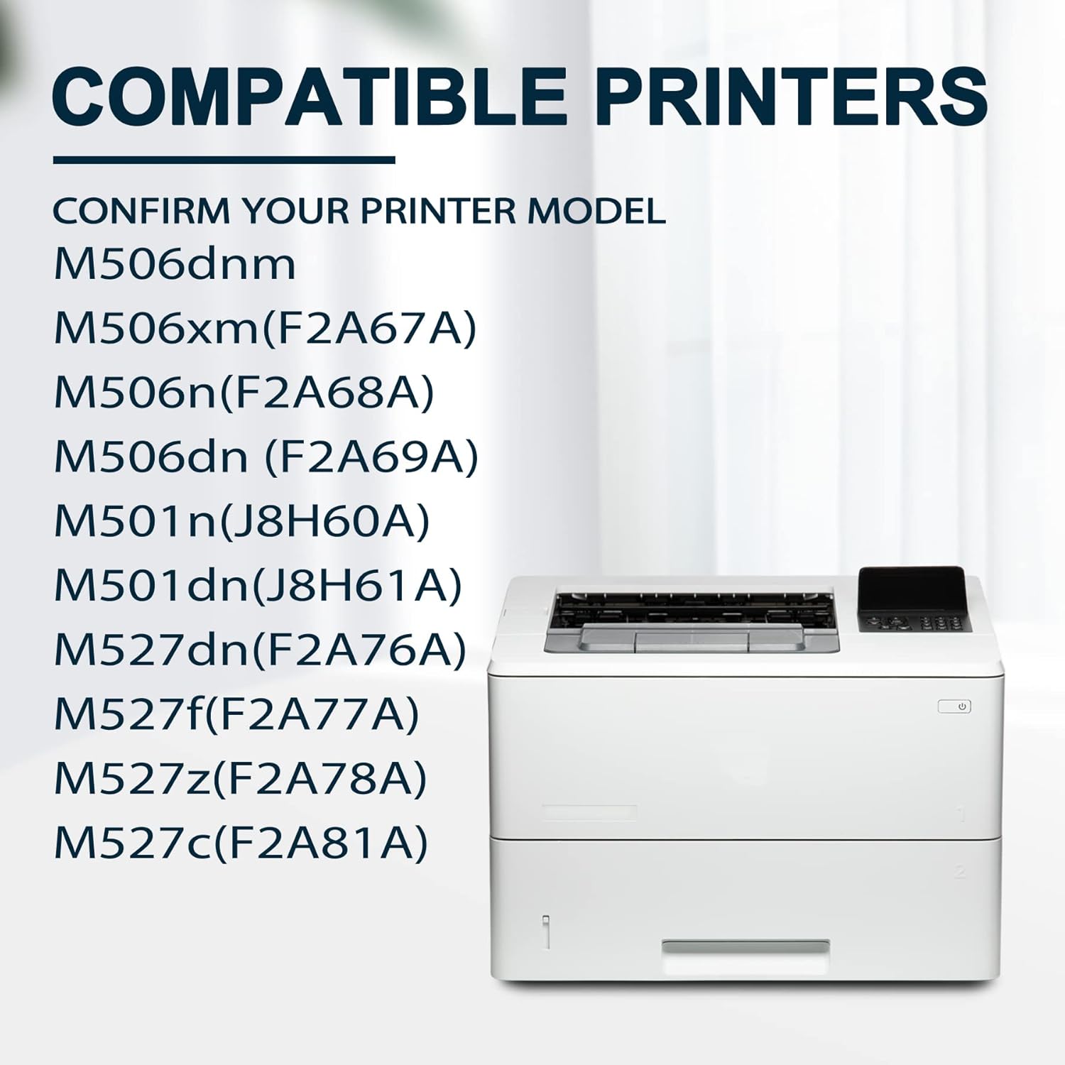 87X CF287X (3 Pack, Black) Compatible High Yield Toner Cartridge Replacement for HP M506dnm M506xm M506n M506dn M501n M501dn M527c M527dn M527f M527z Printer, by Sold Viviansky