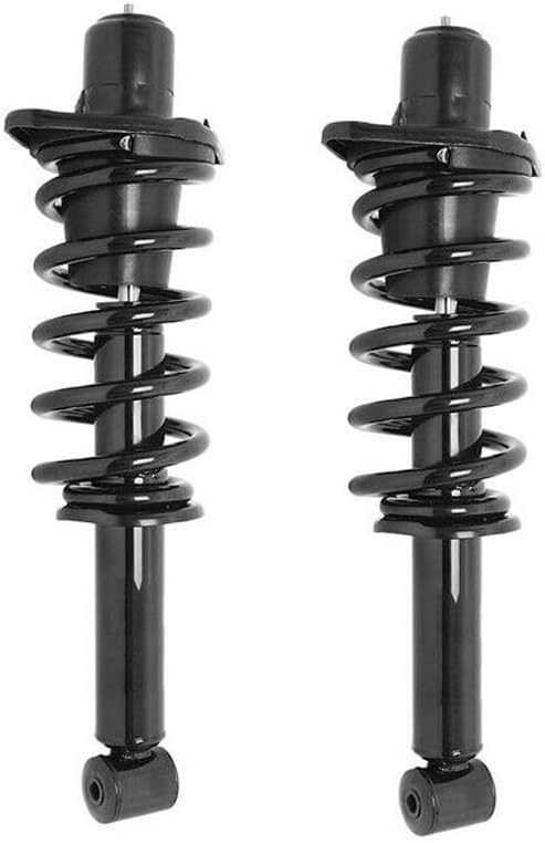 TOPAZ 2Pcs 4Z7616051D Front Left/Right Air Suspension Shock Absorbers Shock Struts Compatible with Audi 2001-2005 Allroad Quattro