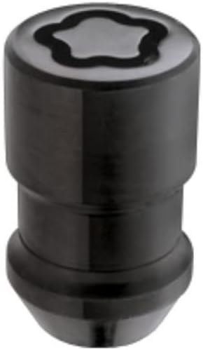 McGard Wheel Lock Nut Set Compatible With Dodge Ram 1500 1994-2001 | 4 Pack | Cone Seat | 1/2-20 | 3/4 & 13/16 Dual Hex | 1.46 in. Length | Black Pack of 2