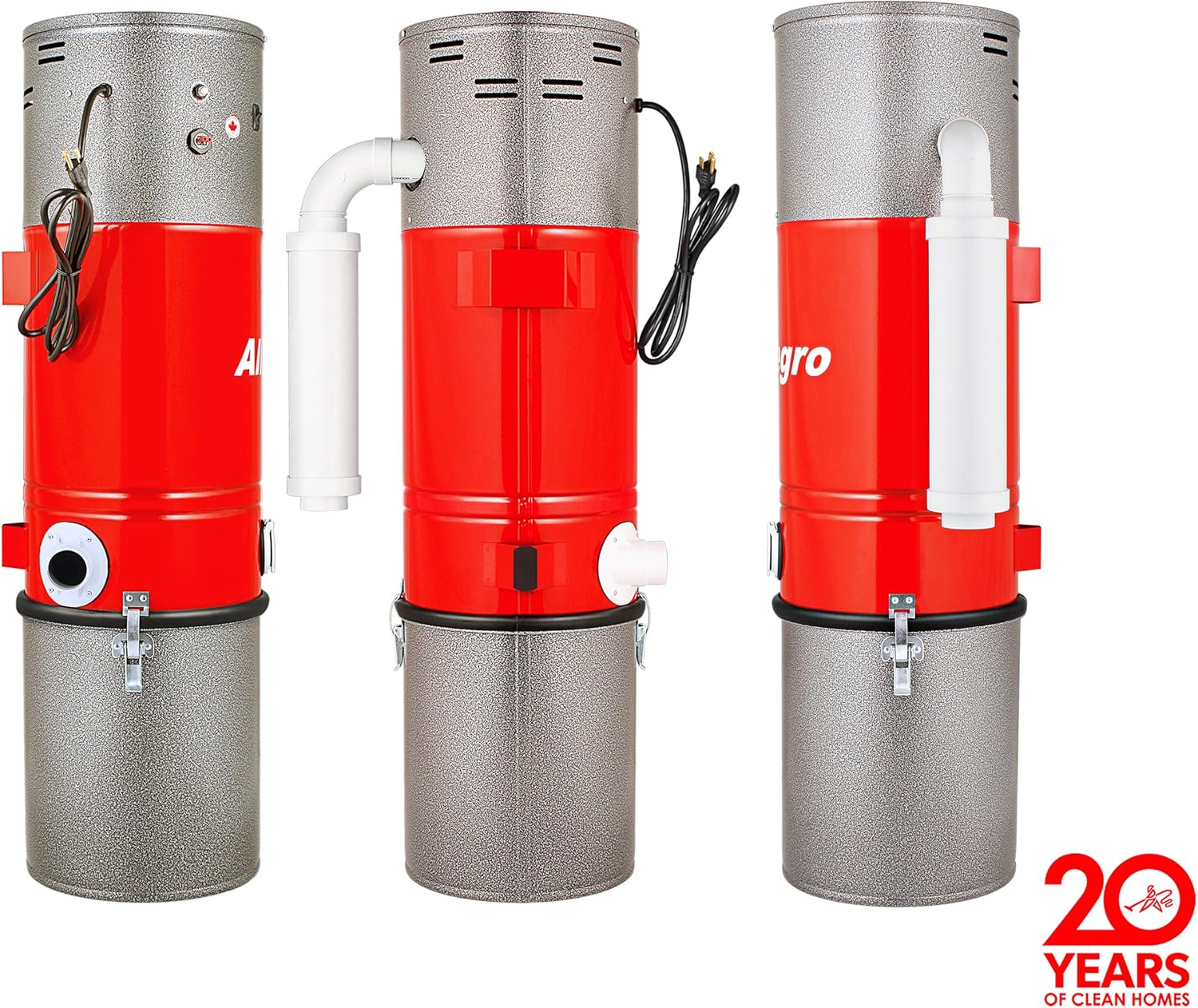 Allegro Central Vacuum Complete Air Package with 3 Inlet Kit Installation Kit