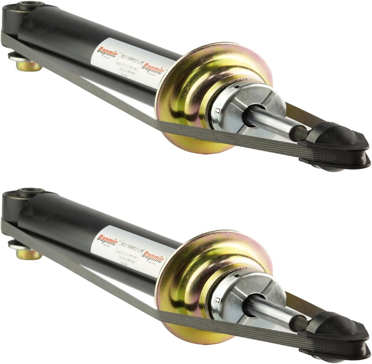 Bapmic Rear Left + Right Shock Strut Absorber for BMW E39 525i 528i 530i 540i Pack of 2