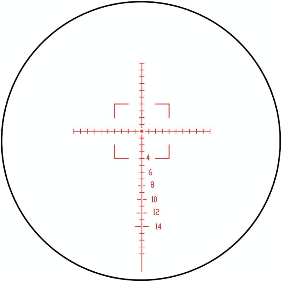 VT 1-6X24 FFP First Focal Plane (FFP) Scope with Red/Green Illuminated Reticle Includes Scope Mount