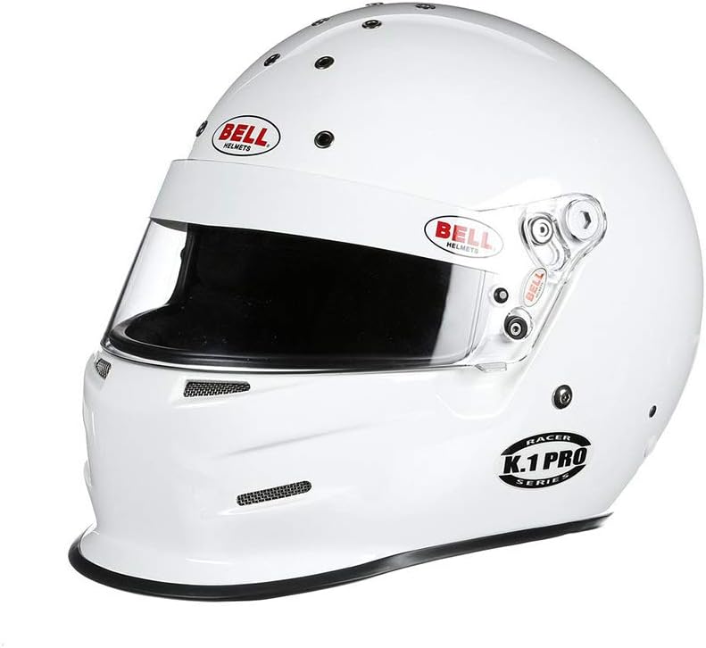 Bell Racing 1420A05 K.1 PRO WHITE LARGE 60 SA2020 V.15 BRUS HELMET